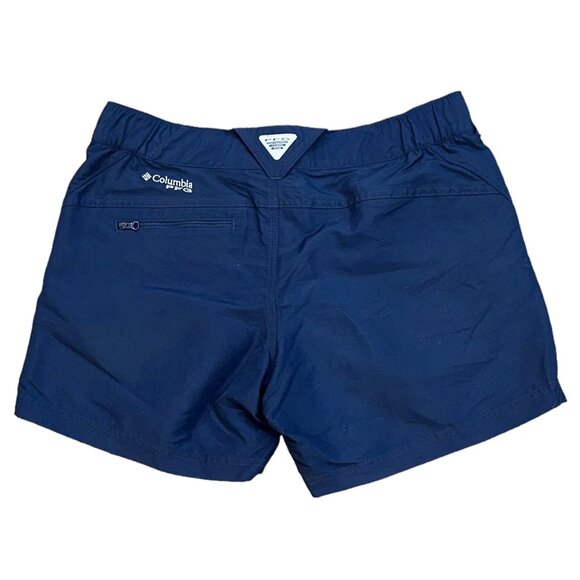 Columbia Coral Point PFG Omni-Shade Blue Nylon 6" Fishing Shorts Size Small UFP - Picture 4 of 10